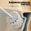 Toilet Brush with Holder and Ergonomic Long Handle 2