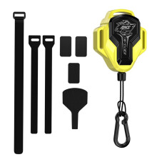 Enlee Retractable Bicycle Traction Rope Pull Rope with Hook Bicycle Strong Tension Safety MTB Trailer Rope Yellow