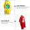 Waterdichte saloncape van polyester, 2 stuks 6