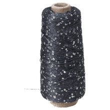 Cotton Yarn with Glitter Sequins for Knitting and Crochet