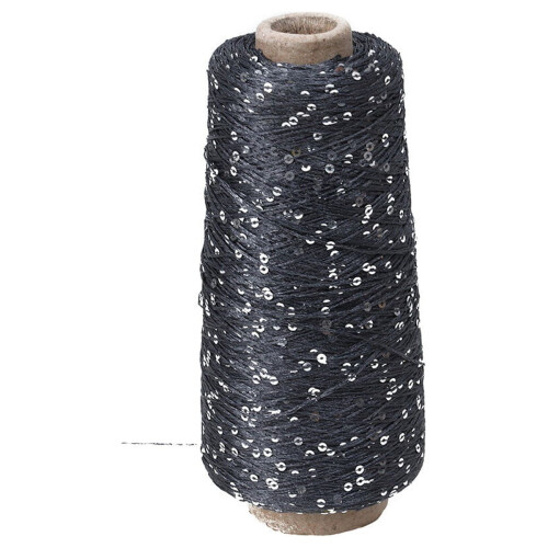Cotton Yarn with Glitter Sequins for Knitting and Crochet