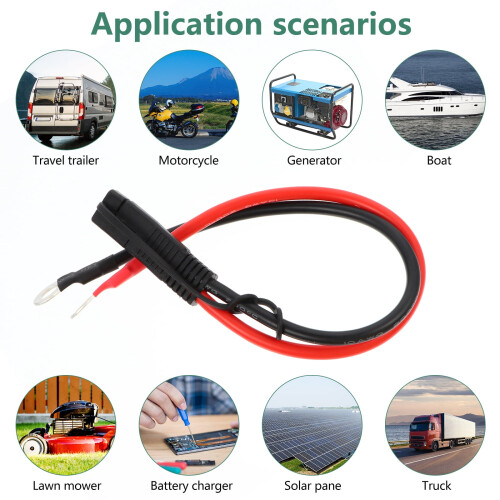 Cablu conector SAE pentru baterie, 3 buc. 1