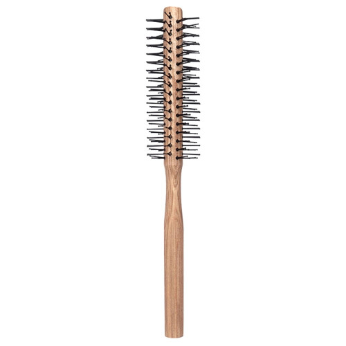 Föhnkamm, kleine runde Holzbürste 1