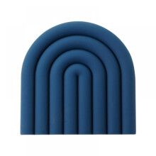 Tapis de table en silicone arc-en-ciel, résistant à la chaleur et anti-brûlure, épais, multifonctionnel et réutilisable, avec dessous de plat