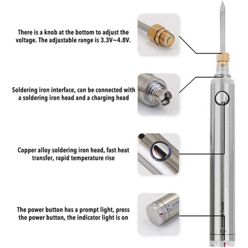 Wireless USB Charging Soldering Iron Kit Portable 1