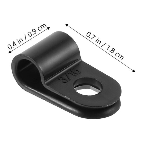 Nylon R-type snoerclip organizer 200 stuks 1