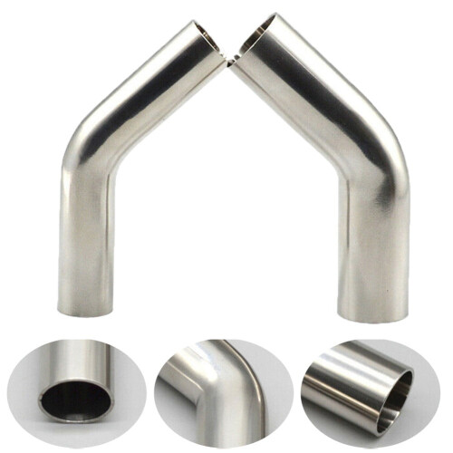 Conector de tubería de codo de 45 de acero inoxidable de 19 a 51 mm 1