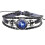 Sterrenbeeldarmband van geweven leer, unisex 1