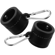 Anneaux de mât avec mousqueton noir, rotation à 360