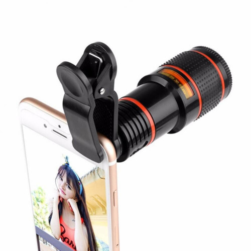 Lente teleobjetiva Prettyui12x para câmera de celular 1