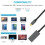 Καλώδιο OTG για θηλυκό προσαρμογέα HDTV Prettyui-USB3.1Type C σε HDMI συμβατό με θηλυκό για 4