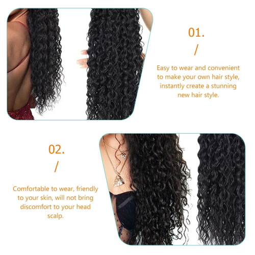 Extensiones de coleta sintéticas para mujer (2 unidades) 2