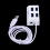 Prettyui USB 2.0 Hub mit 4 High-Speed-Anschlüssen 3