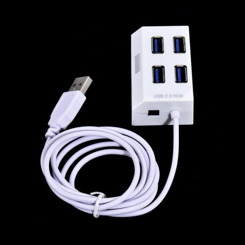 Prettyui USB 2.0 Hub mit 4 High-Speed-Anschlüssen 2