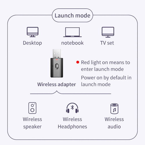 Bluetooth-lydadapter sender/modtager 2