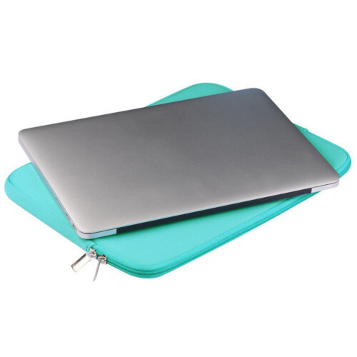 Laptophoes 15 inch blauw 1