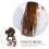 Extensão de cabelo sintético encaracolado para tranças de 60 cm (24 polegadas) 6