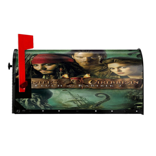 Capa para caixa de correio Piratas do Caribe 21x18 polegadas
