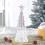 Glass Christmas Tree Lamp 10 Inch with Lights 6