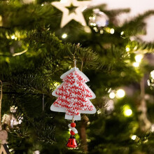 Décoration de Noël Père Noël, panneau de porte à suspendre