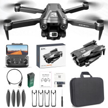 Mini-drone voor kinderen en volwassenen, 2.4G wifi FPV met 1080p camera, borstelloze motor, automatische terugkeer, follow-me functie, hoogtebehoud,