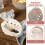 Abalone schelp ornamentenset, natuurlijk, multifunctioneel, 3 stuks 5