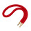 Rotes Samt-Absperrseil mit goldenen Haken, 1,5 m 1
