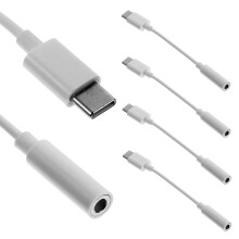 USB-C-auf-3,5-mm-Kopfhöreradapter (4 Stück)