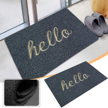 Tapis de bienvenue antidérapant pour intérieur et extérieur, tapis d'entrée