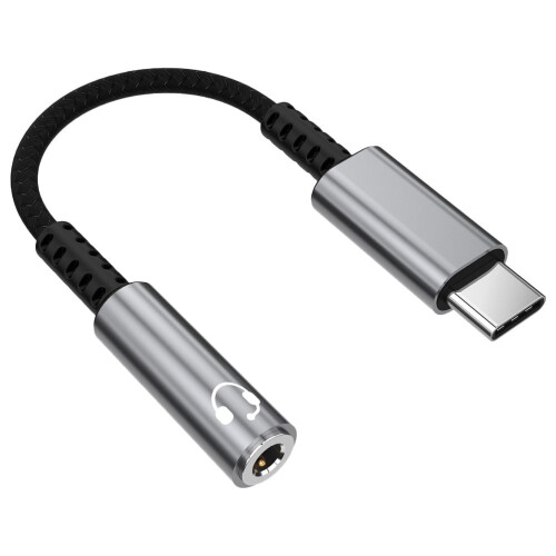Tragbarer USB-C-auf-3,5-mm-Kopfhöreradapter