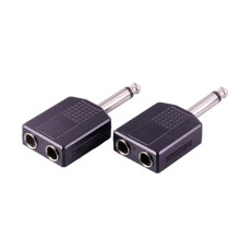 Eease 6,35 mm mannelijke naar vrouwelijke Y-splitteradapter (2 stuks)
