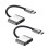 Aluminium-USB-C-auf-3,5-mm-Audioadapter, silberfarben 1
