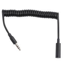 PC headset 3,5 mm-es hosszabbító kábel apa-nő 1 m fekete