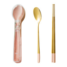 Ensemble de vaisselle portable en acier inoxydable Kayannuo, 2 pièces