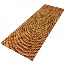 Tapete Prettyui de flanela estampada em 3D, antiderrapante, 60x90cm
