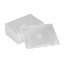 CD-Aufbewahrungsbox mit Cover-Einlegern, 6 Stück