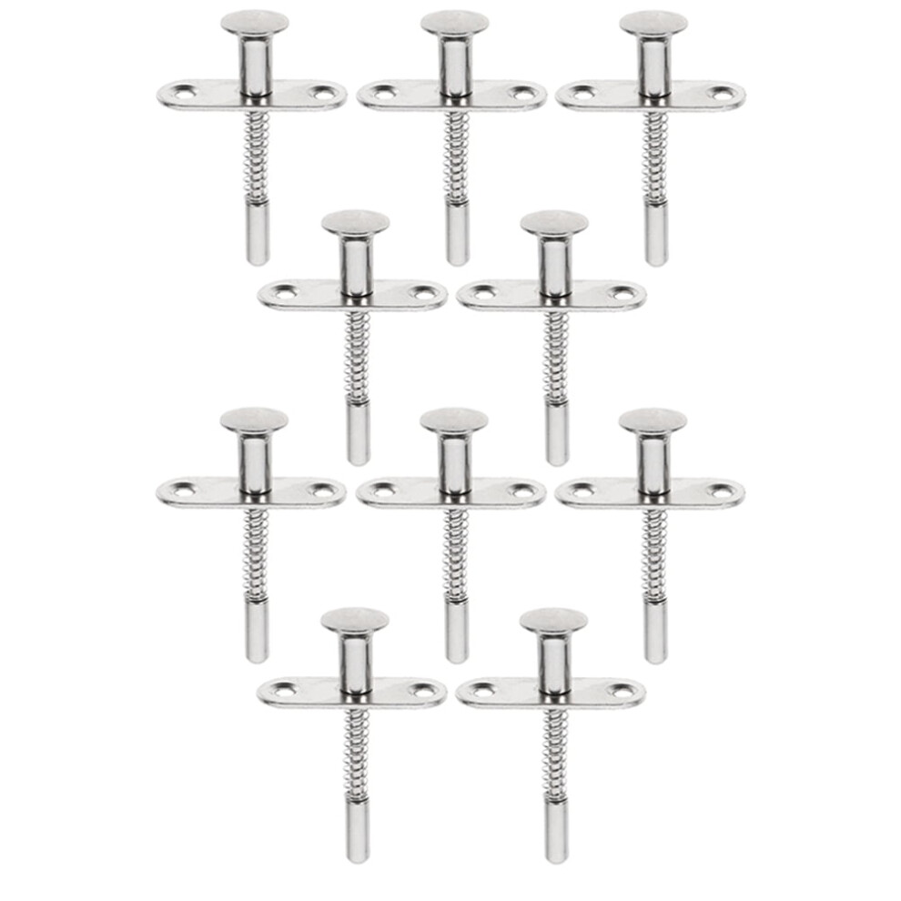 Plunger Bolts Door Locks Spring Latches 10 Pcs 393040437906