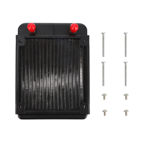 Aluminum CPU Liquid Heat Exchanger 120mm 18-pipe