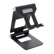 Draagbare telefoonhouder voor de slaapkamer, geschikt voor telefoon en tablet.