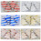 Christmas Tree Shape Decorations Gold Plastic Pendant Balls 5