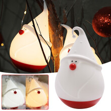 Veilleuse bonhomme de neige LED en silicone rechargeable pour intérieur et extérieur