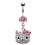 Hello Kitty Καρφίτσα για τον ομφαλό Y2K Μεταλλικό κλιπ μύτης Καρφίτσα χειλιών Sanrio 7