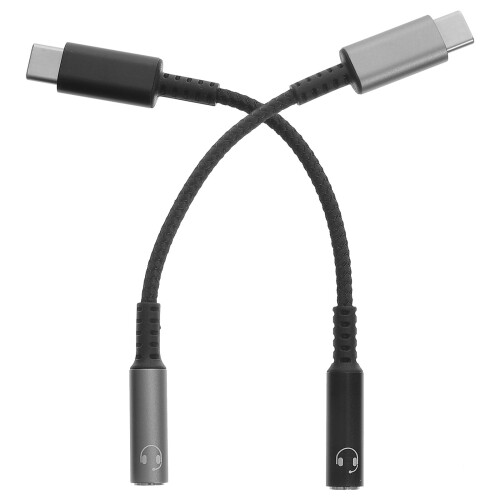 Type C naar 3,5 mm audioadapter (2 stuks)