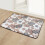 Tapis de bain antidérapant en velours corail et polyester (1 pièce) 1