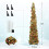 5FT Christmas Pop Up Tinsel Tree Collapsible Reusable 7