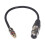 Audio adaptér RCA samice na XLR samice, 30 cm 1