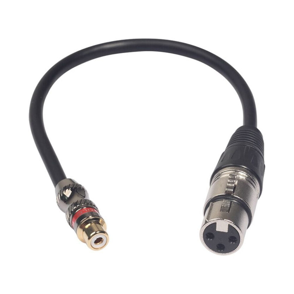 Rca Female To Xlr Female Audio Adapter Cable 30Cm 393040439962