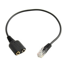 Adapter voor headsetkabel 3,5 mm naar RJ9 (2 stuks)