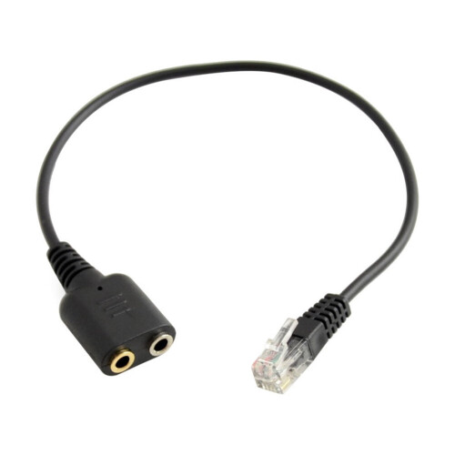 Headsetkabeladapter 3,5 mm til RJ9 2-pak