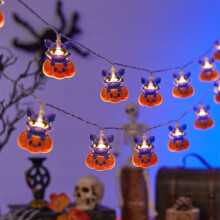 Lampki choinkowe LED na Halloween, do użytku wewnątrz, z wtyczką 10 stóp